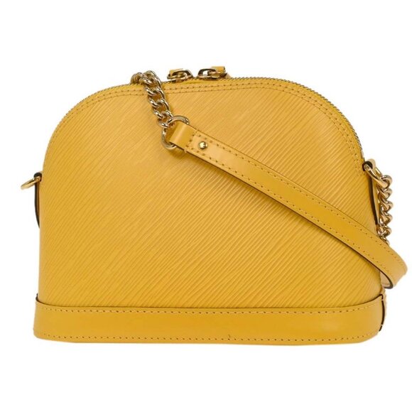 Louis Vuitton Yellow Epi Alma Mini Chain Shoulder Bag M53119 SN1168 115722 - Picture 2 of 10